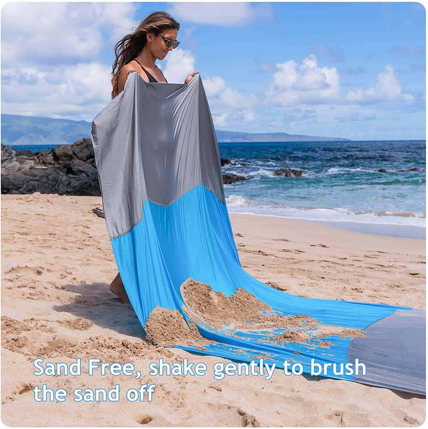 Orsen Beach Blanket - Waterproof Sandproof Portable Beach Mat