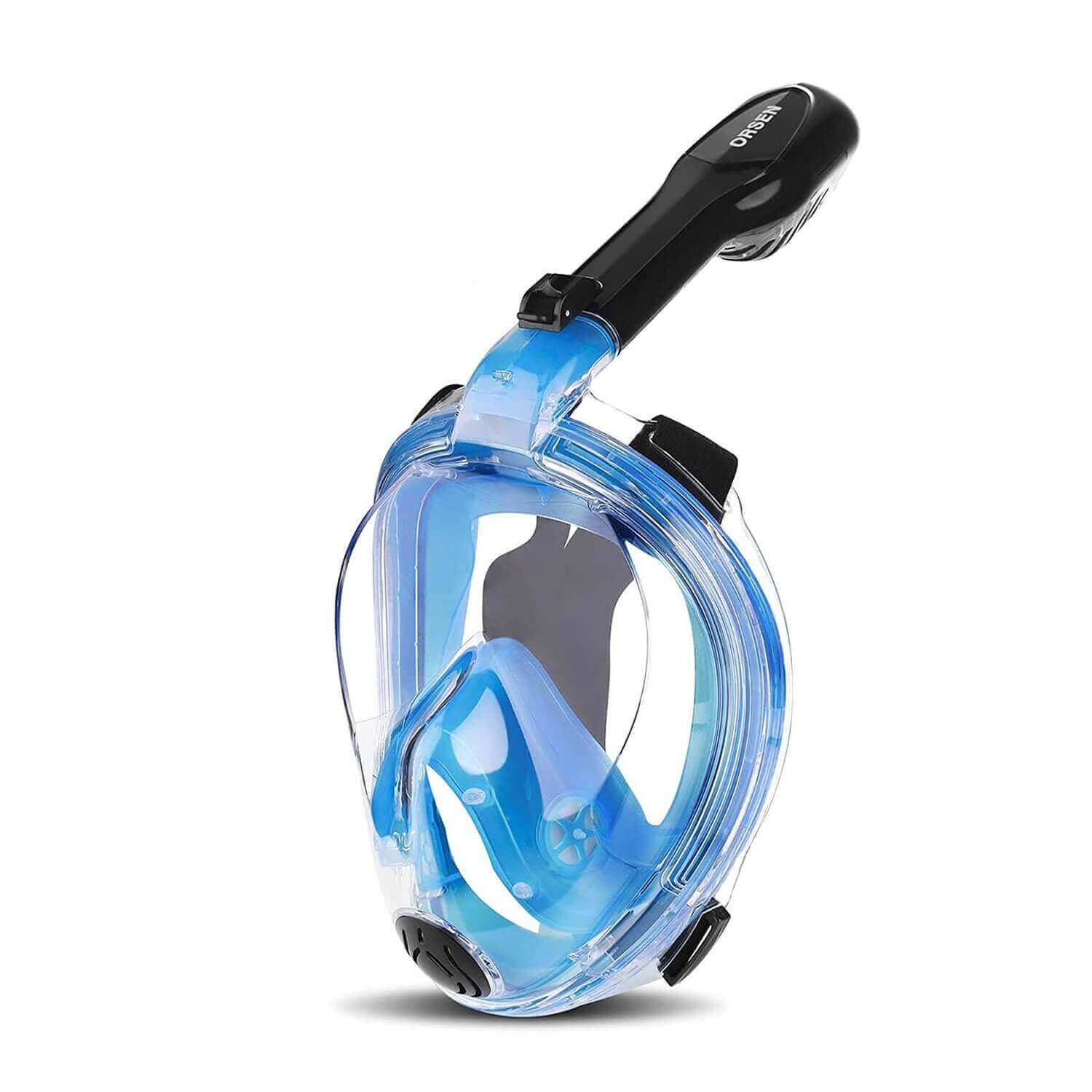 Orsen Full Face Snorkel Mask - Snorkeling Gear for Adults & Kids